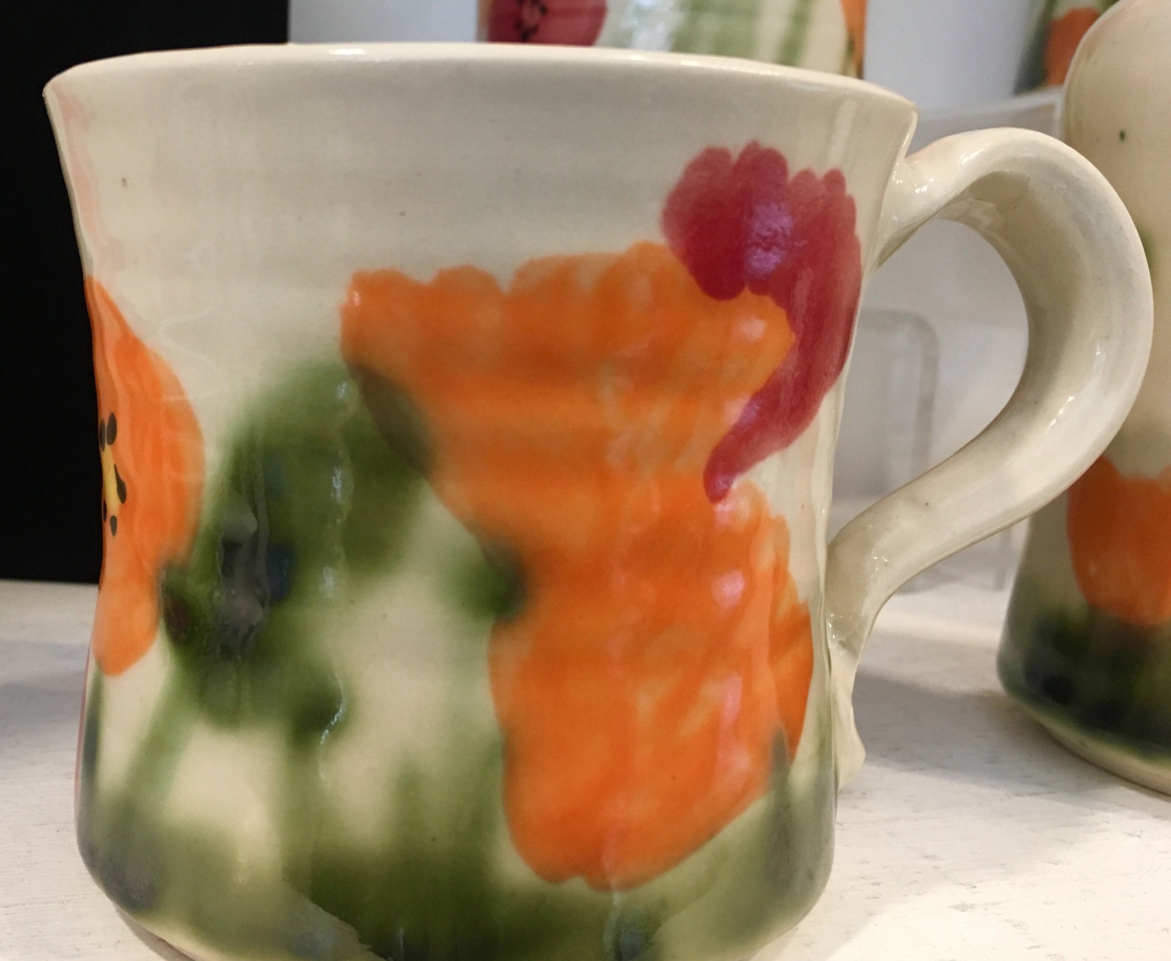 Ceramic Tumbler 14 oz Poppy